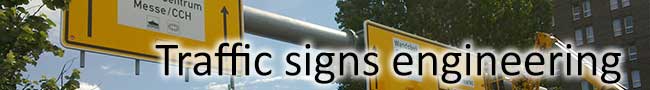 Traffic signs engineering